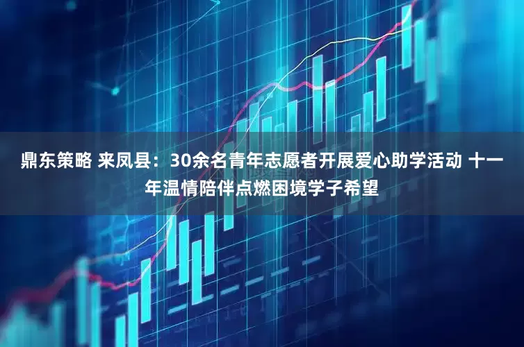 鼎东策略 来凤县：30余名青年志愿者开展爱心助学活动 十一年温情陪伴点燃困境学子希望