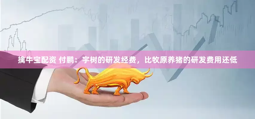 擒牛宝配资 付鹏：宇树的研发经费，比牧原养猪的研发费用还低